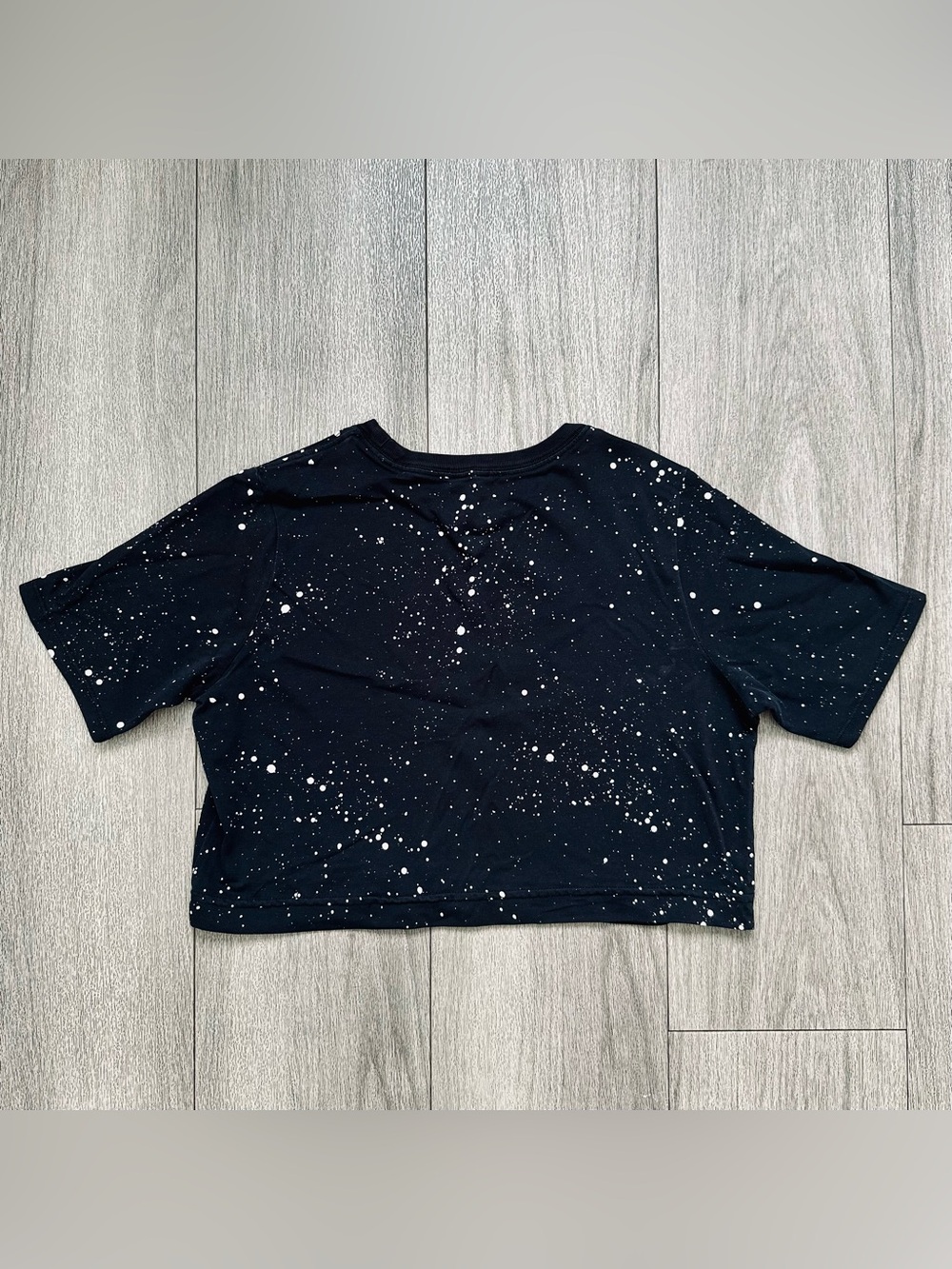 Frankie Collective Reworked Nike Crop Tee XS Paint Splatter - Picture 2 of 6